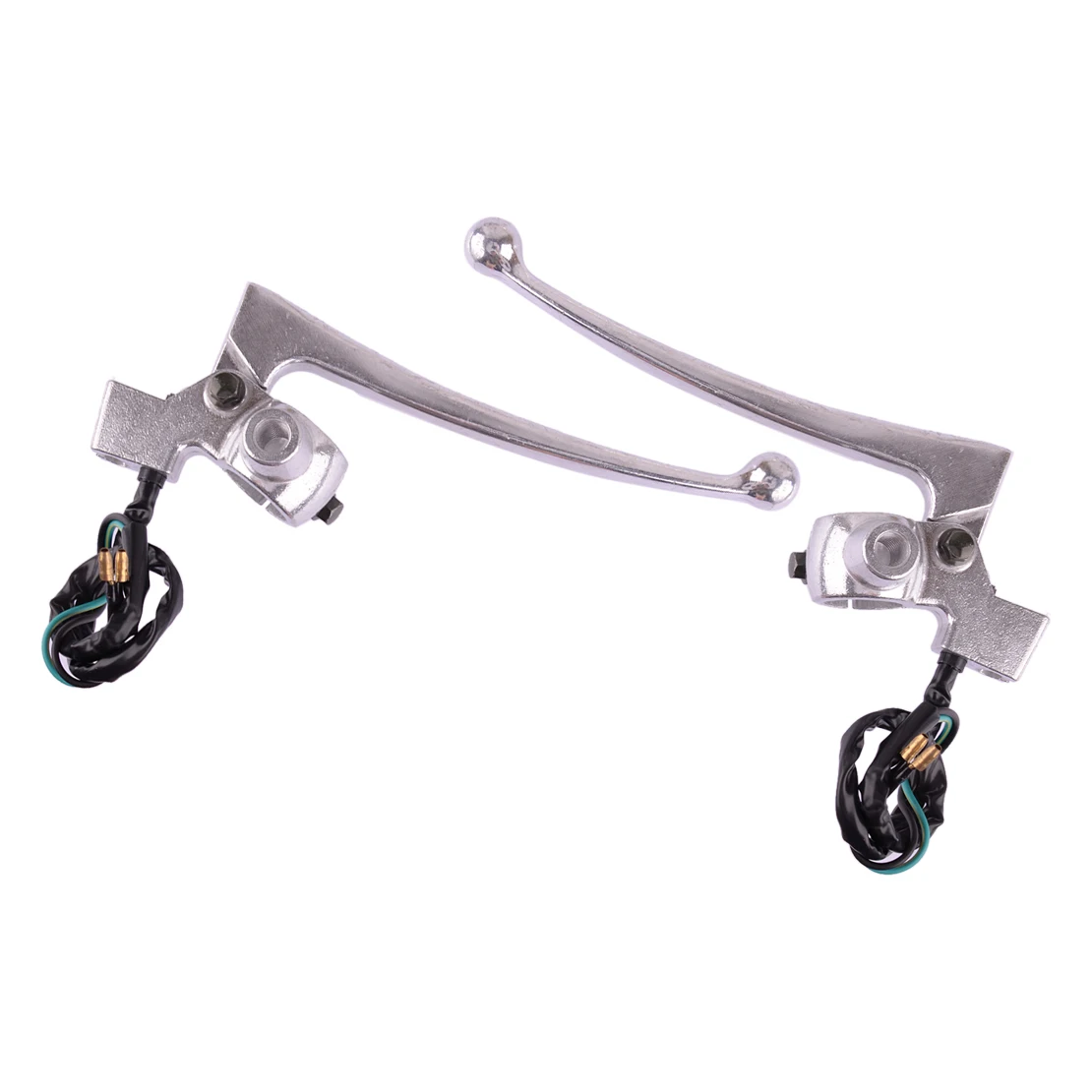 1 Pair Motorcycle Drum Brake & Clutch Lever Perch Set With Switch Cable 7/8" Handlebar Mount Silver
1 Pair Motorcycle Drum Brake & Clutch Lever Perch Set With Switch Cable 7/8" Handlebar Mount Silver