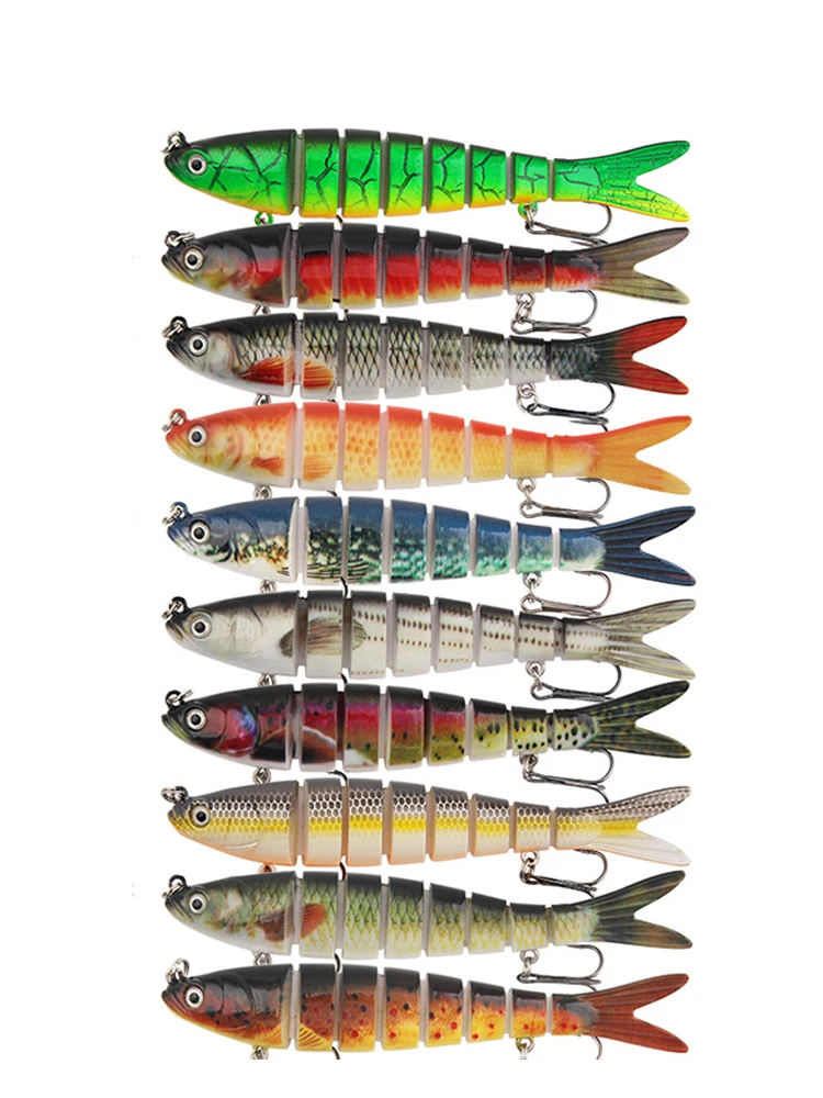 Lure Bait Cross-border Hot Style Far Throwing 13.5cm23g Multi-segment Fish Minnow Simulation Hard Bait Fake Bait Fishing Gear
Lure Bait Cross-border Hot Style Far Throwing 13.5cm23g Multi-segment Fish Minnow Simulation Hard Bait Fake Bait Fishing Gear