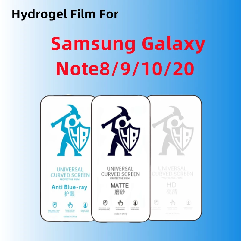 2pcs HD Matte Hydrogel Film for Samsung Galaxy Note 8 9 10 Plus 20 Ultra Anti Blue-ray Screen Protector for Galaxy Note 20 10+
2pcs HD Matte Hydrogel Film for Samsung Galaxy Note 8 9 10 Plus 20 Ultra Anti Blue-ray Screen Protector for Galaxy Note 20 10+