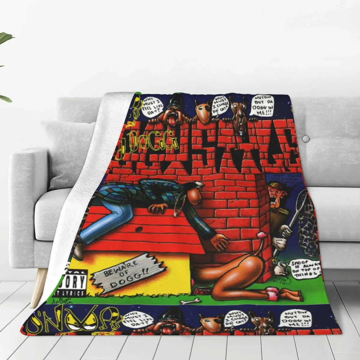 

NEW Snoop Doggy Dogg Doggystyle Death Row Records Blankets Flannel Ultra-Soft Throw Blankets for Couch Bed Rug Picnic Blanket