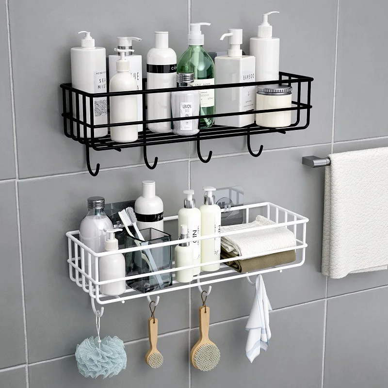 Bathroom Shower Shelf Punch Free Metal Shower Caddy Storage Basket Storage Rack Kitchen Shelf Bathroom Accessories
Bathroom Shower Shelf Punch Free Metal Shower Caddy Storage Basket Storage Rack Kitchen Shelf Bathroom Accessories