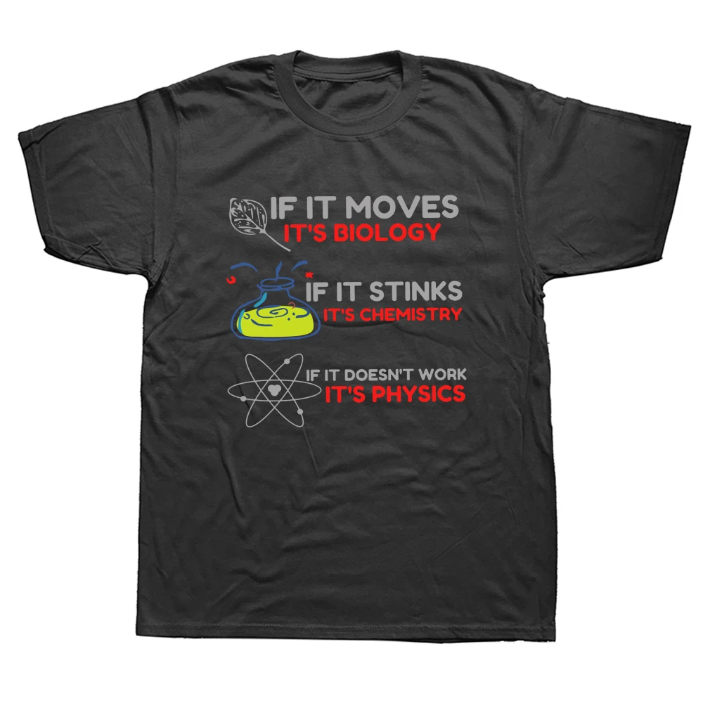 Funny Science Biology Chemistry Physics T Shirts Graphic Cotton Streetwear Short Sleeve Birthday Gifts Summer Style T-shirt Men
Funny Science Biology Chemistry Physics T Shirts Graphic Cotton Streetwear Short Sleeve Birthday Gifts Summer Style T-shirt Men
