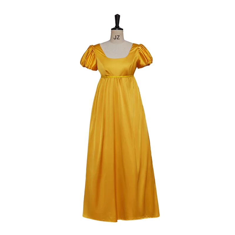 

Bridgerton Dress Victorian Fancy Gown Regency Era Ball Vintage High Waistline Jane Austen Dress Cosplay Costume