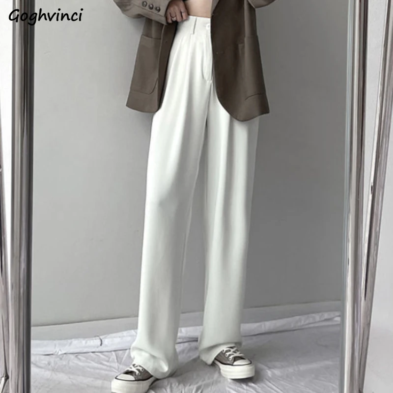Women Summer Straight Pants Fashion All-Match Comfortable Casual Loose 3XL Solid Popular Baggy Design for Female Chic Hot Sale
Women Summer Straight Pants Fashion All-Match Comfortable Casual Loose 3XL Solid Popular Baggy Design for Female Chic Hot Sale