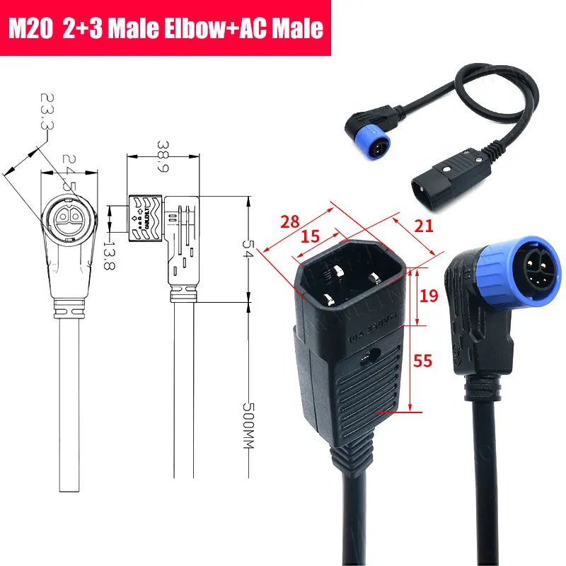 Разъем для кабеля аккумулятора M20 E-bike, 2 + 0/2 + 3/3 + 0, водонепроницаемый штекер-штекер, адаптер переменного тока, разъем для хранения энергии с л...
Разъем для кабеля аккумулятора M20 E-bike, 2 + 0/2 + 3/3 + 0, водонепроницаемый штекер-штекер, адаптер переменного тока, разъем для хранения энергии с л...