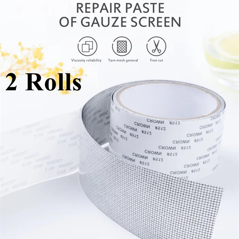 2 Rolls Window Net Window Screen Repair Tape Self-adhesive Door Anti-Insect Mosquito Cover Fly Bug Net Window Hole Window Screen
2 Rolls Window Net Window Screen Repair Tape Self-adhesive Door Anti-Insect Mosquito Cover Fly Bug Net Window Hole Window Screen