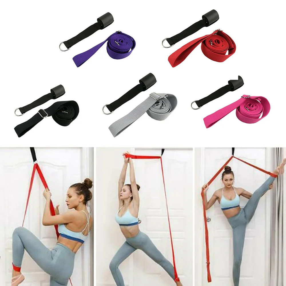 3M Door Flexibility Stretching Yoga Stretch Strap Leg Stretcher Strap D-Ring Belt Dance Gymnastics Resistance Fitness Gym Bands
3M Door Flexibility Stretching Yoga Stretch Strap Leg Stretcher Strap D-Ring Belt Dance Gymnastics Resistance Fitness Gym Bands