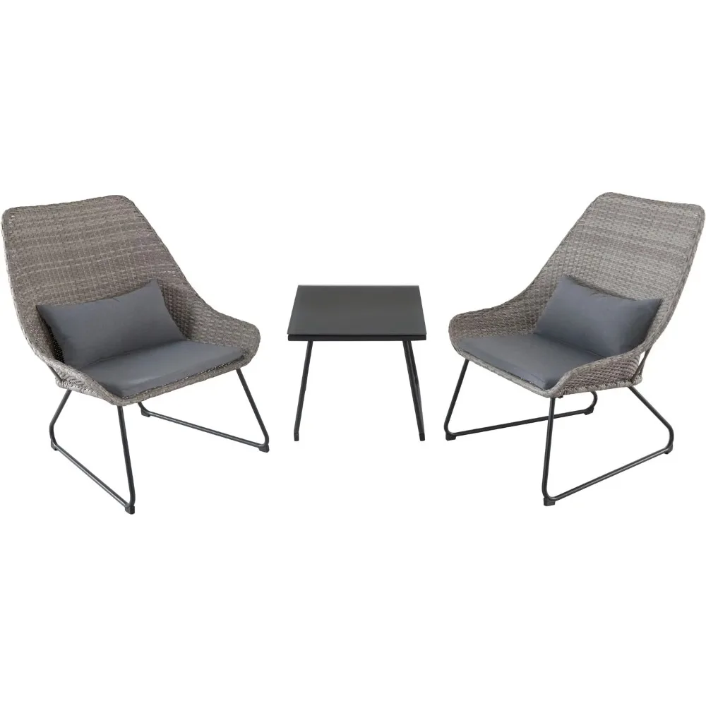 Mod Furniture MONTK3PC-GRY Montauk 3-Piece Wicker Scoop Chat Set with Gray Cushions
Mod Furniture MONTK3PC-GRY Montauk 3-Piece Wicker Scoop Chat Set with Gray Cushions