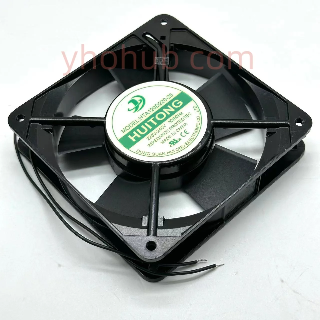 Hui Tong HTA120D220-25 AC 220/240 В 120x120x25 мм 2-проводной охлаждающий вентилятор для сервера