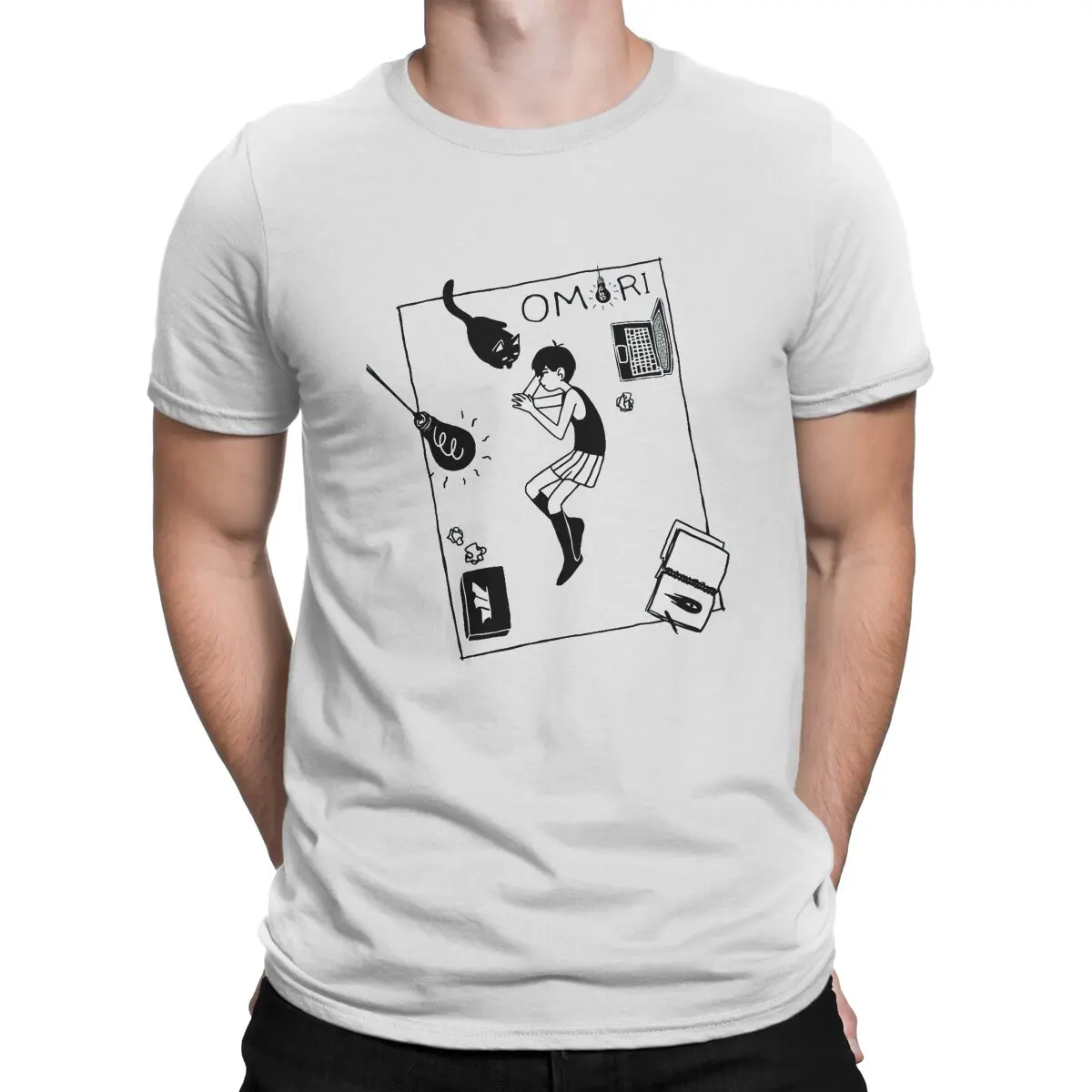 Men's Sleep T Shirt Omori Cute and Funny Pure Cotton Clothing Humor Short Sleeve O Neck Tee Shirt Summer T-Shirt
Men's Sleep T Shirt Omori Cute and Funny Pure Cotton Clothing Humor Short Sleeve O Neck Tee Shirt Summer T-Shirt