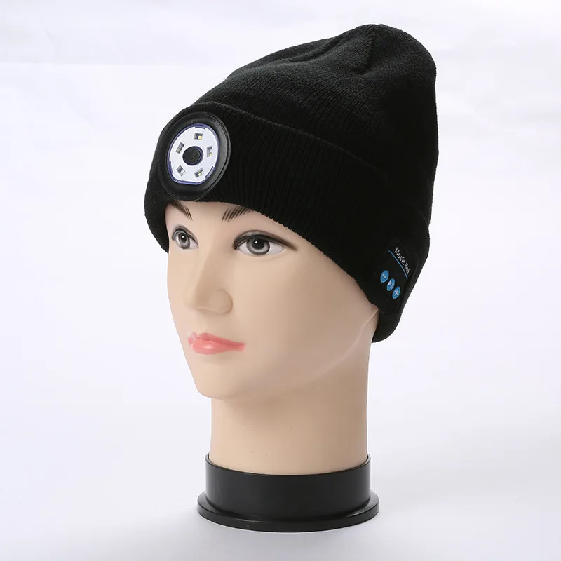 Bluetooth Headset Wireless Call Multifunctional Bluetooth Cap LED Light Outdoor Lighting Knitted Hat Warm
Bluetooth Headset Wireless Call Multifunctional Bluetooth Cap LED Light Outdoor Lighting Knitted Hat Warm
