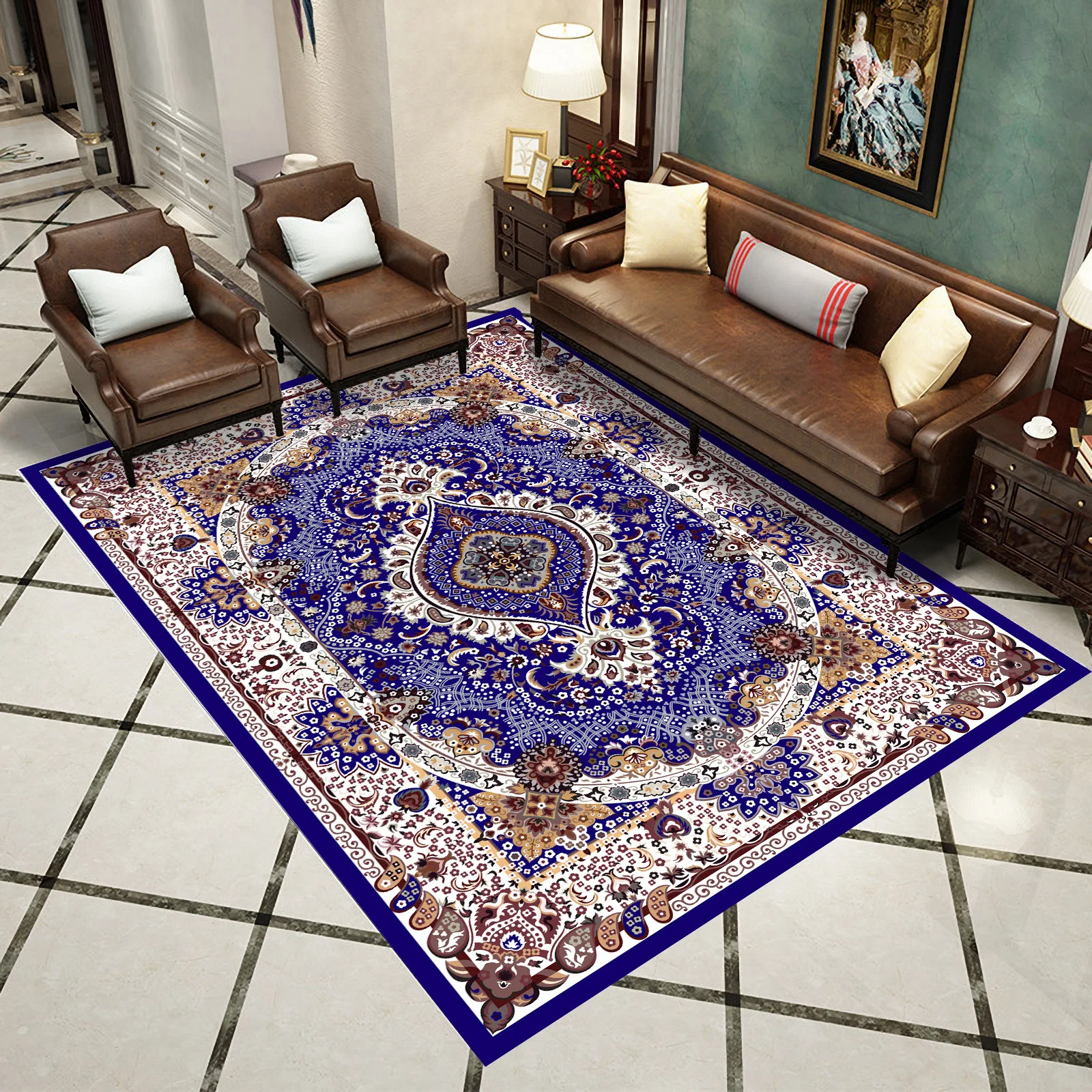 American Bedroom Cloakroom Rug Vintage Moroccan Carpet Living Room Home Office Coffee Table Mat Study Floor Mat Customizable
American Bedroom Cloakroom Rug Vintage Moroccan Carpet Living Room Home Office Coffee Table Mat Study Floor Mat Customizable