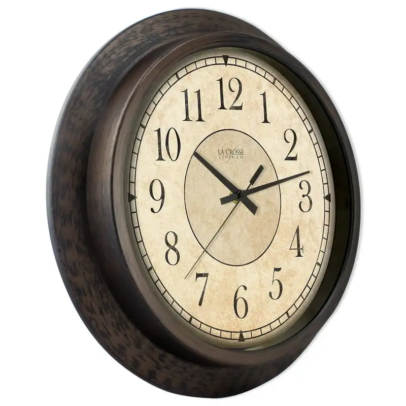 Crosse Clock 14" Rustic Savannah Bronze Traditional Quartz Analog Clock, 404-2635-Int
Crosse Clock 14" Rustic Savannah Bronze Traditional Quartz Analog Clock, 404-2635-Int