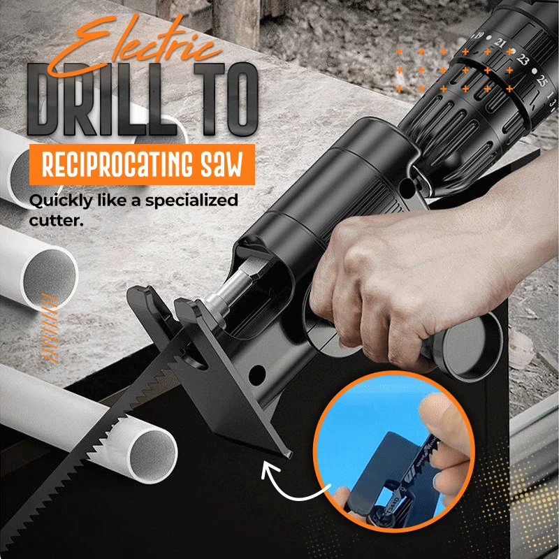 Electric Drill Modified To Electric Saws Reciprocating Saw Adapter Accessory with Sawblade Power Tool Saws Drill to Jig Saws
Electric Drill Modified To Electric Saws Reciprocating Saw Adapter Accessory with Sawblade Power Tool Saws Drill to Jig Saws