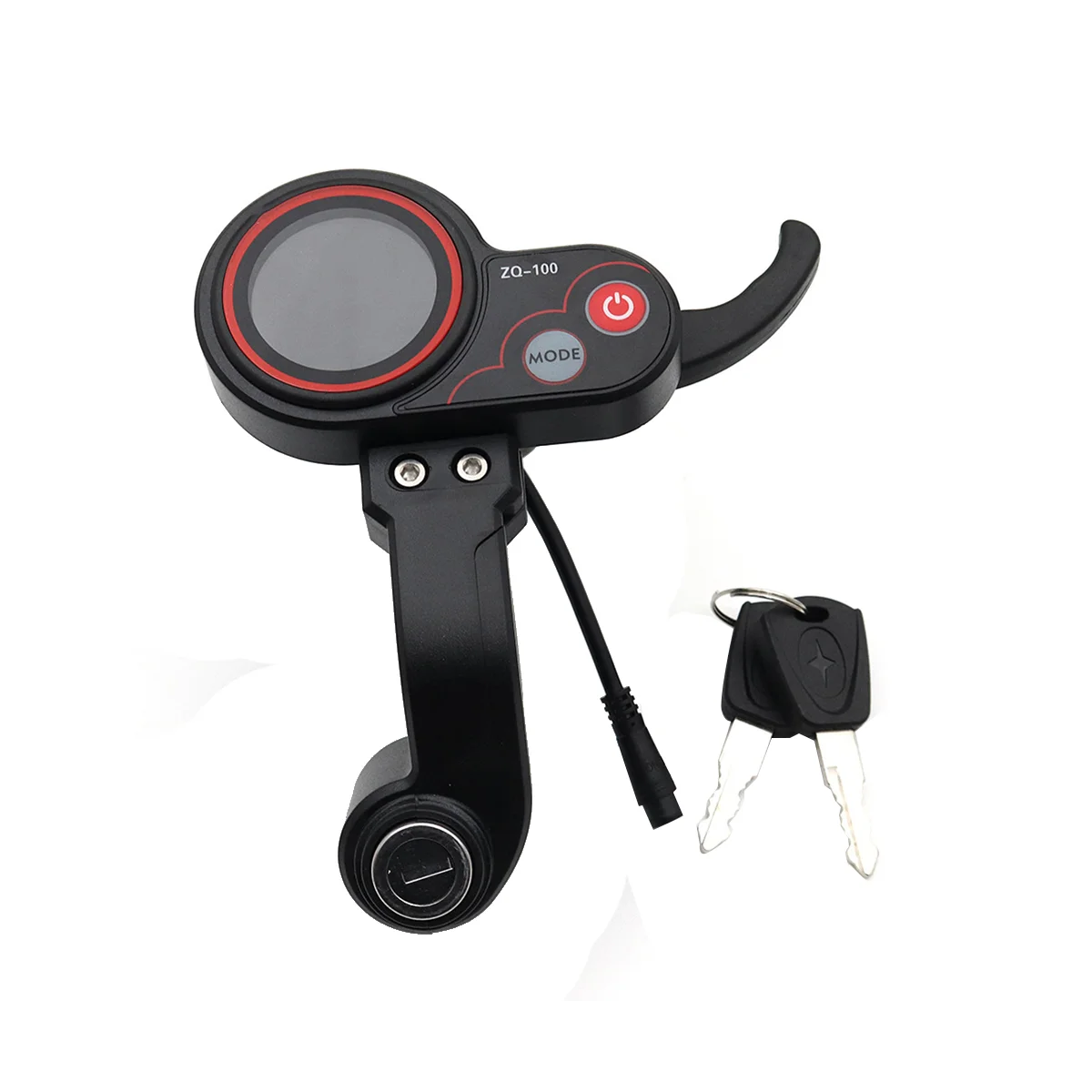 ZQ-100 Mileage Meter with Key Speed Adjustable Electric Scooter Meter 6 Pin Display for Electric Scooter Dashboard
ZQ-100 Mileage Meter with Key Speed Adjustable Electric Scooter Meter 6 Pin Display for Electric Scooter Dashboard