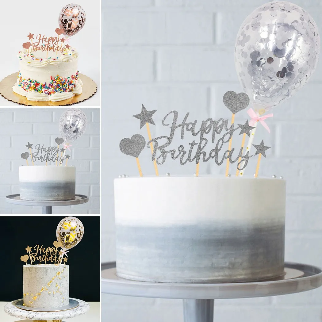 Birthday Cake Sign Card Insert Pentagram Love Balloon Decoration For Wedding Birthday Graduation Ceremony Opening Cake
Birthday Cake Sign Card Insert Pentagram Love Balloon Decoration For Wedding Birthday Graduation Ceremony Opening Cake