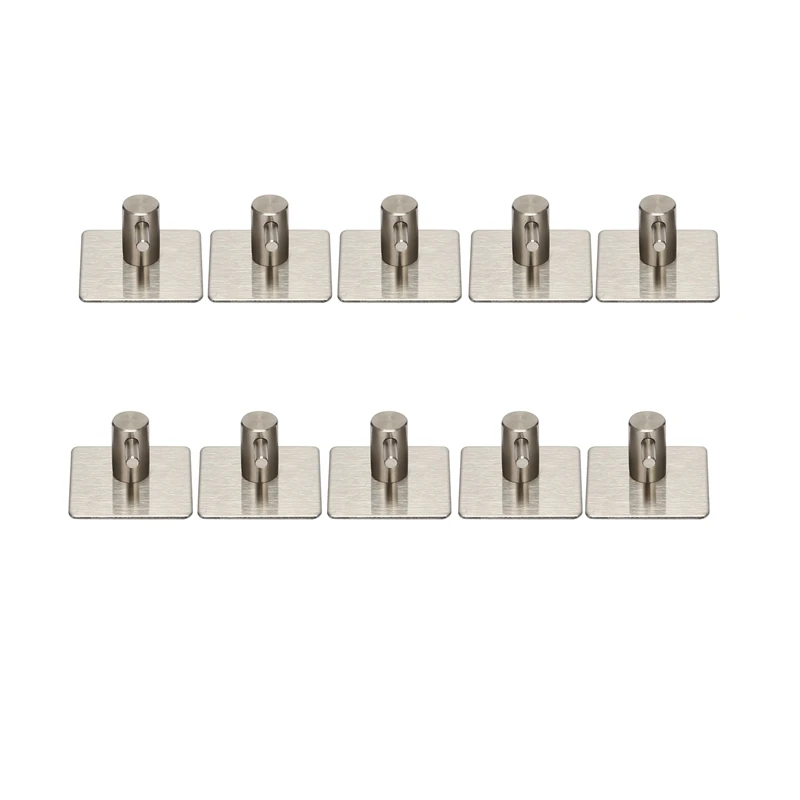 10X Self-Adhesive Hook, 304 Stainless Steel Hat Towel Robes Hanger Hanger Bathroom Kitchen Washroom Closet
10X Self-Adhesive Hook, 304 Stainless Steel Hat Towel Robes Hanger Hanger Bathroom Kitchen Washroom Closet