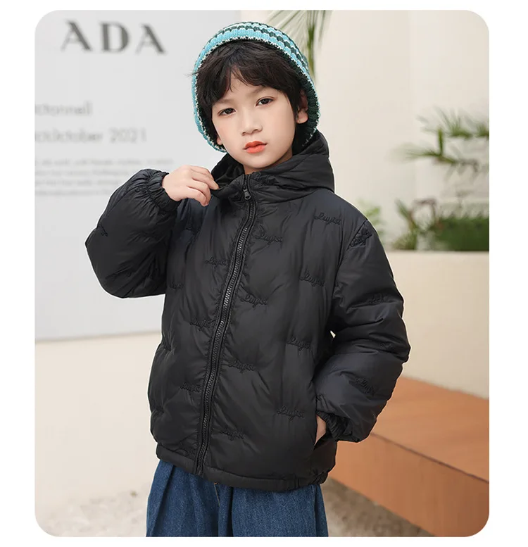 Big Kids Warm Outwear Winter Children's Mid-length Down Jacket Girls Thickened Yellow White Duck Down Loose Hooded Coats
Big Kids Warm Outwear Winter Children's Mid-length Down Jacket Girls Thickened Yellow White Duck Down Loose Hooded Coats