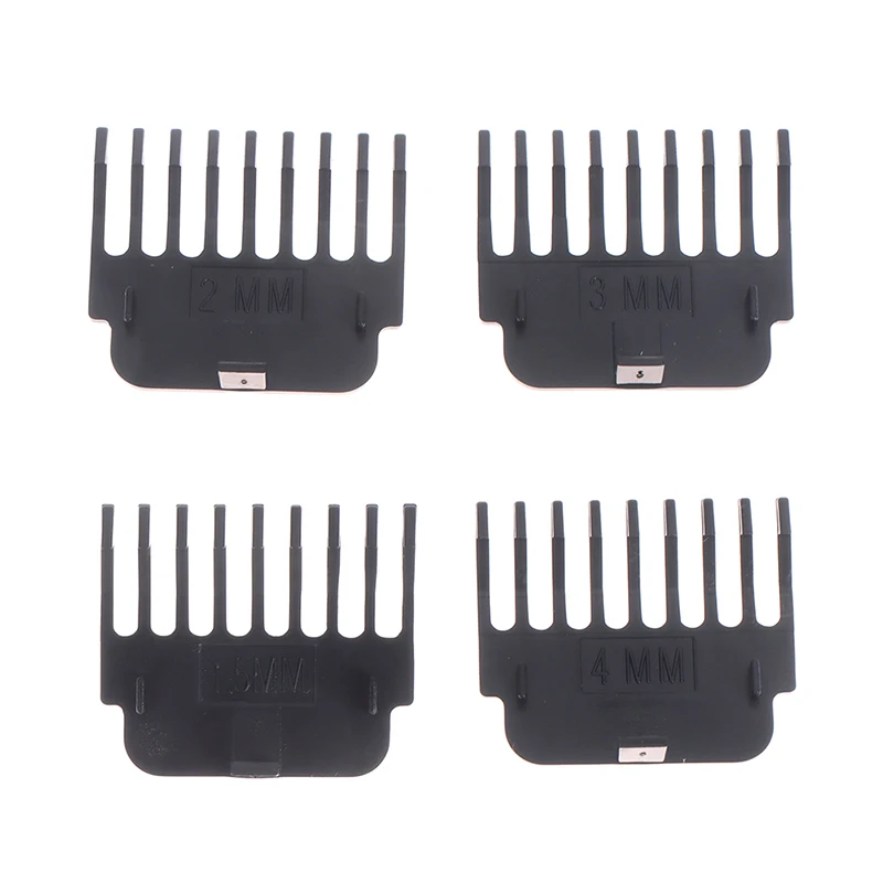 1.5/2/3/4mm Black 4PCS T9 Universal Hair Trimmer Clipper Limit Comb Guide Sets Limit Calipers Tools
1.5/2/3/4mm Black 4PCS T9 Universal Hair Trimmer Clipper Limit Comb Guide Sets Limit Calipers Tools