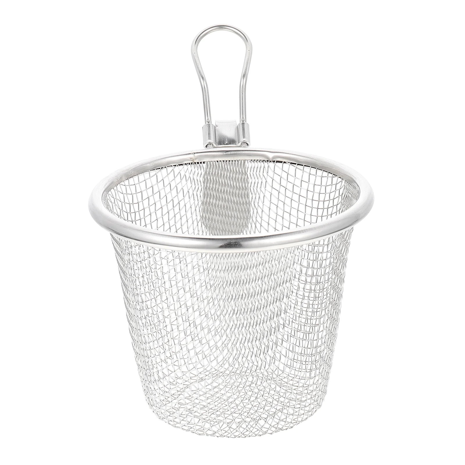 

Pasta Basket Stainless Steel Mesh Spider Food Noodle Strainer Fine Skimmer Kitchen Sieve Handle Spoon