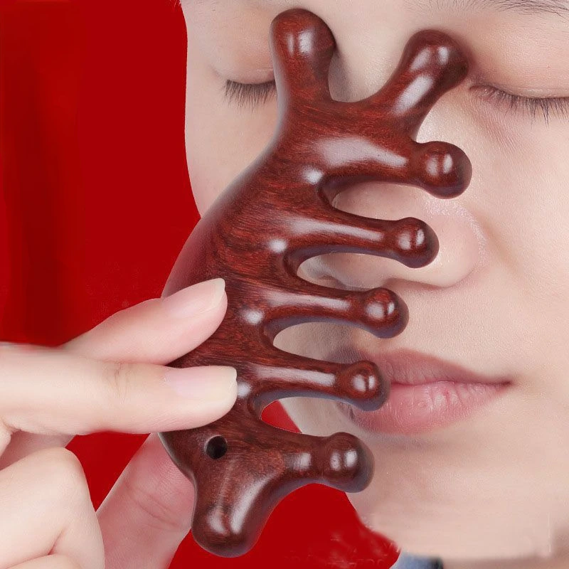 Sdotter Sandalwood Massage Combs Five Wide Tooth Combs Acupuncture Therapy Blood Circulation Anti-static Smooth Hair Body Meridi
Sdotter Sandalwood Massage Combs Five Wide Tooth Combs Acupuncture Therapy Blood Circulation Anti-static Smooth Hair Body Meridi