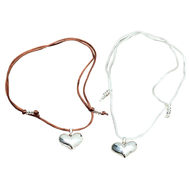 Simple Heart Choker Pendant Necklace Fashion Adjustable Rope Necklace Jewelry DropShip
Simple Heart Choker Pendant Necklace Fashion Adjustable Rope Necklace Jewelry DropShip