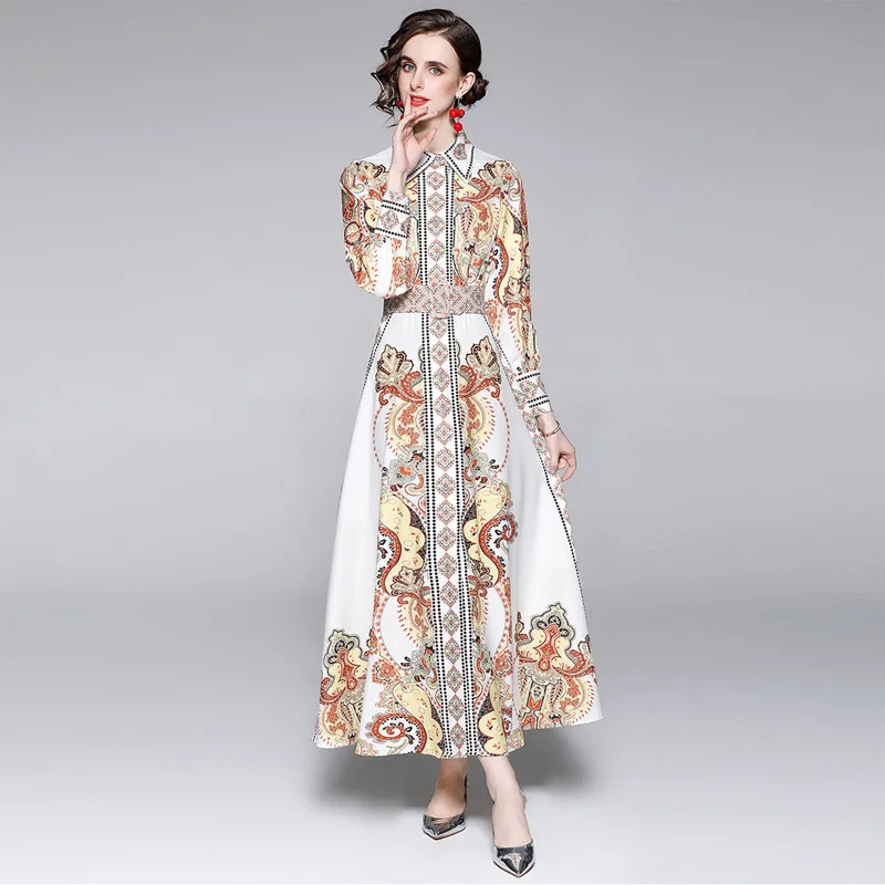 Женское длинное платье в этническом стиле, элегантное праздничное платье с винтажным принтом и длинным рукавом, платье с высокой талией, ос...
Женское длинное платье в этническом стиле, элегантное праздничное платье с винтажным принтом и длинным рукавом, платье с высокой талией, ос...
