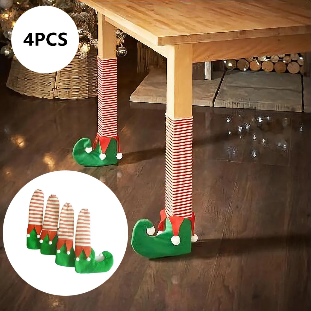 Creative Christmas Table Foot Cover Socks Elastic Elves Table Chair Legs Feet Protectors Non-Slip Furniture Feet Decor Navidad
Creative Christmas Table Foot Cover Socks Elastic Elves Table Chair Legs Feet Protectors Non-Slip Furniture Feet Decor Navidad