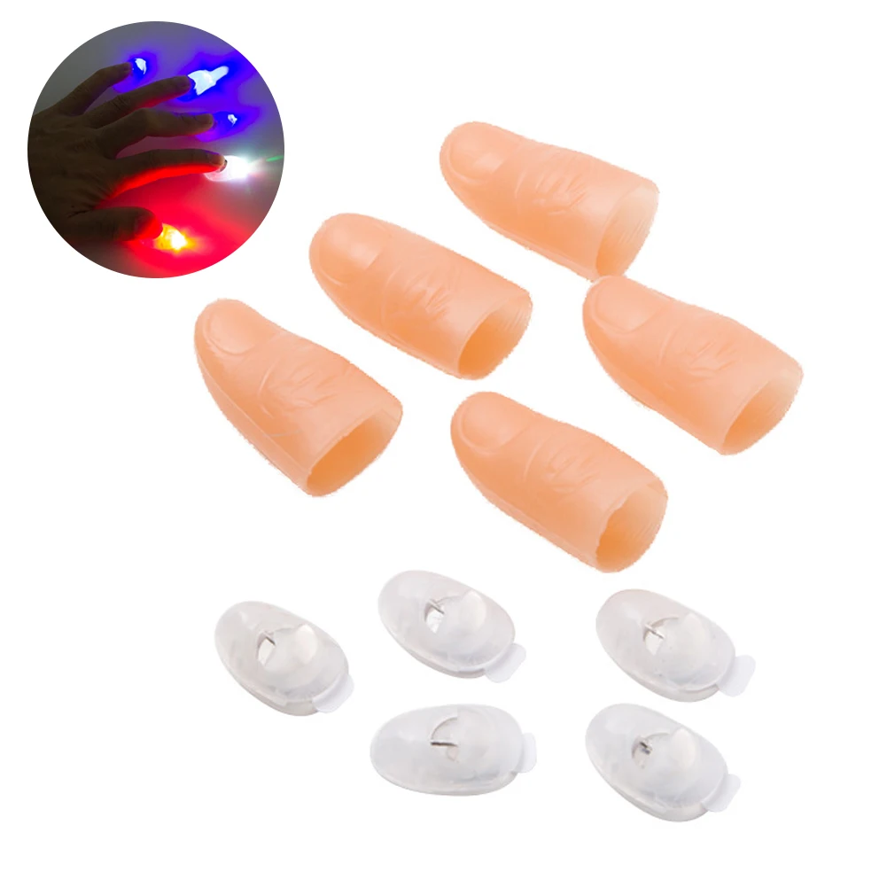 2pcs Thumbs Led Light Up Toys Kids Trick Props Funny Flashing Fingers Fantastic Glowing Toys Children Luminous Gift Supply
2pcs Thumbs Led Light Up Toys Kids Trick Props Funny Flashing Fingers Fantastic Glowing Toys Children Luminous Gift Supply