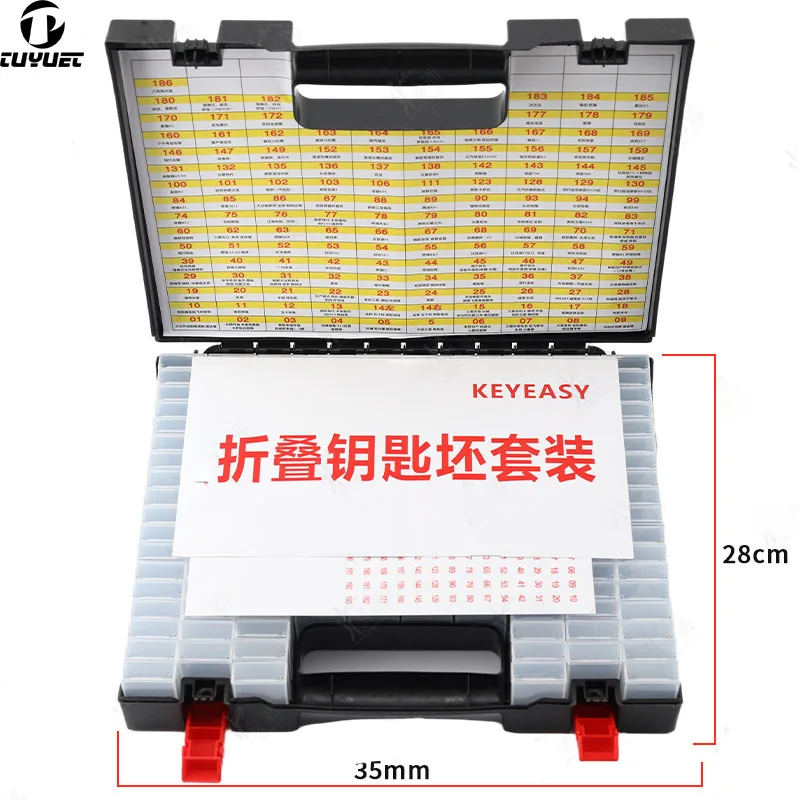 Складной ящик для ключей Tuyuet 162 блока
Складной ящик для ключей Tuyuet 162 блока