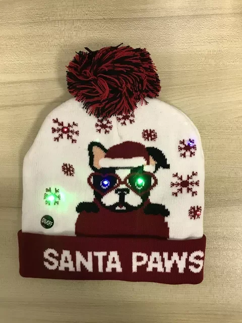 SALE! 2022 New Year LED Knitted Christmas Hat Beanie Light Up Illuminate Warm Hat For Kids Adults New Year Christmas Decor
SALE! 2022 New Year LED Knitted Christmas Hat Beanie Light Up Illuminate Warm Hat For Kids Adults New Year Christmas Decor