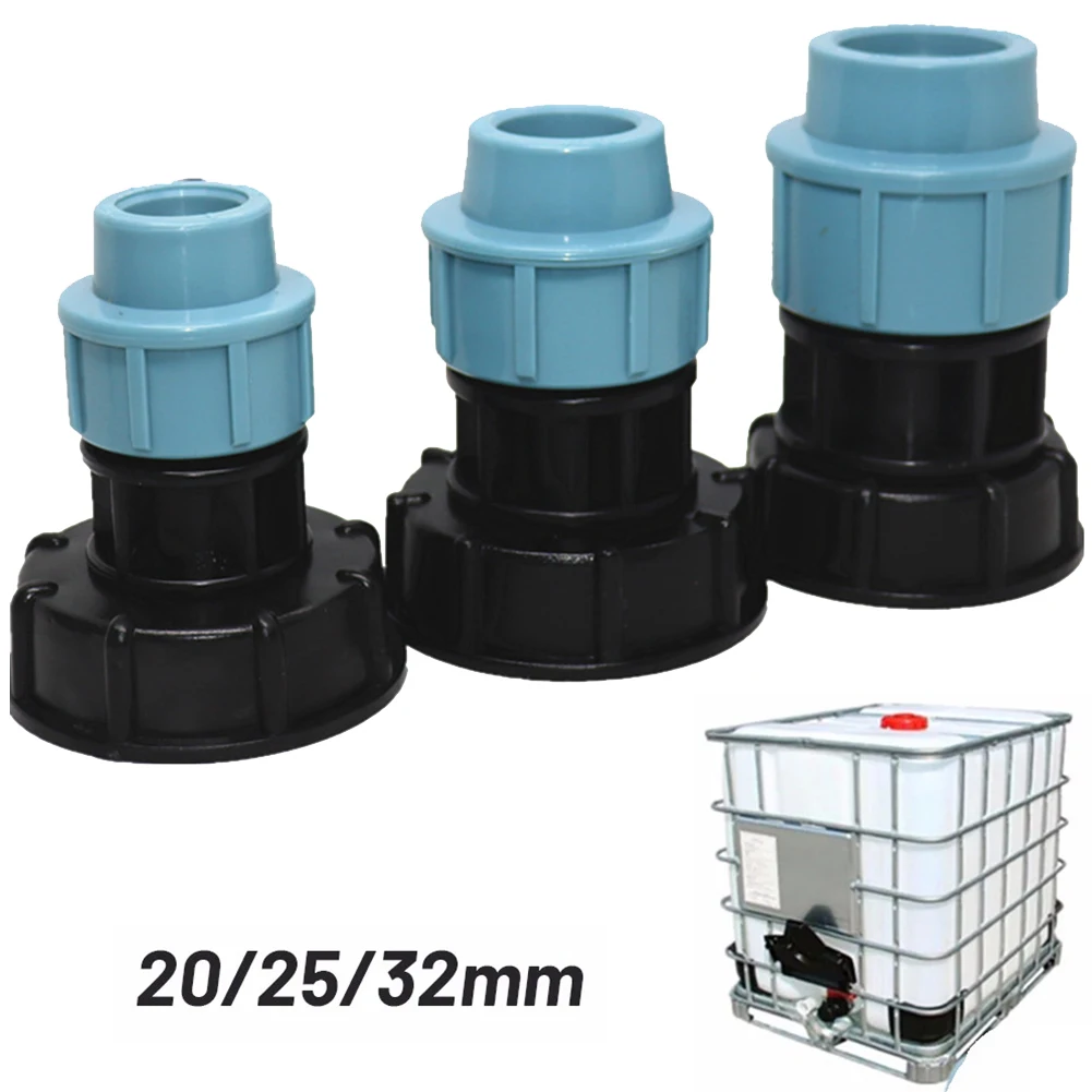 20/25/32mm Plastic IBC Tank Adapter With S60X6 Thread For MDPE Straight Fitting Garden Hose Faucet Connector Accessories
20/25/32mm Plastic IBC Tank Adapter With S60X6 Thread For MDPE Straight Fitting Garden Hose Faucet Connector Accessories