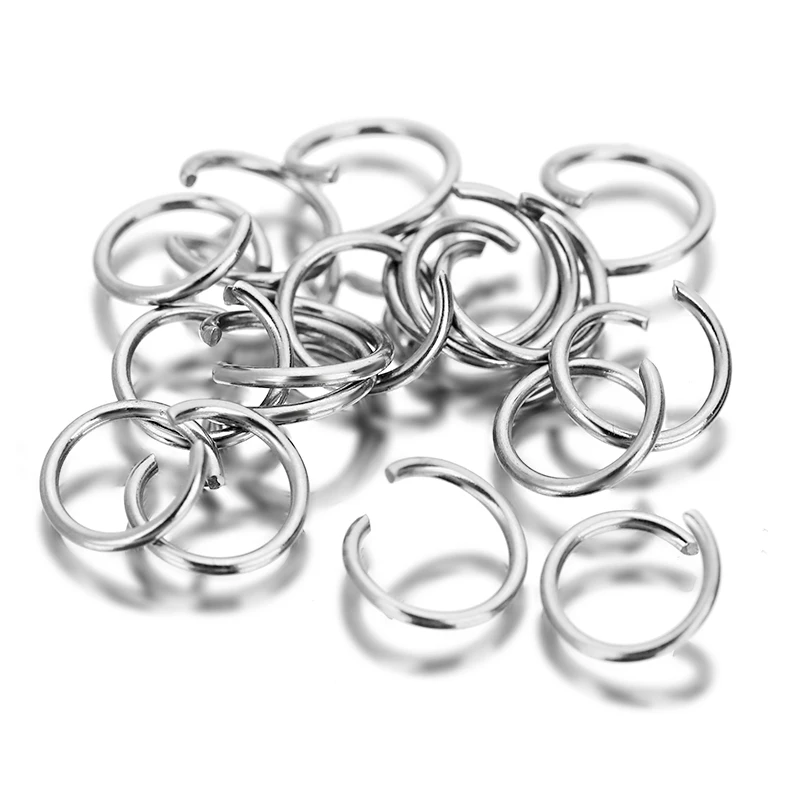 100/200PS /Pack 316L Stainless Steel Open Jump Rings 5/6/7/8/10mm Split Rings Connectors for DIY Jewelry Making Findings
100/200PS /Pack 316L Stainless Steel Open Jump Rings 5/6/7/8/10mm Split Rings Connectors for DIY Jewelry Making Findings