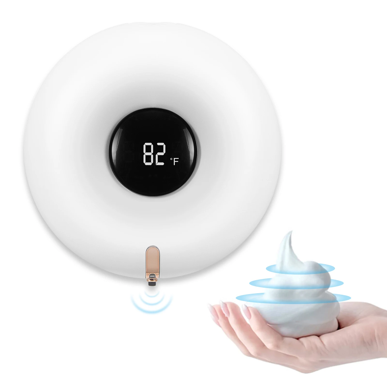 Automatic Touchless Foaming Soap Dispensers, Wall Mounted Soap Dispenser with Infrared Auto Sensing 1200mAH Large Capacity Batte
Automatic Touchless Foaming Soap Dispensers, Wall Mounted Soap Dispenser with Infrared Auto Sensing 1200mAH Large Capacity Batte