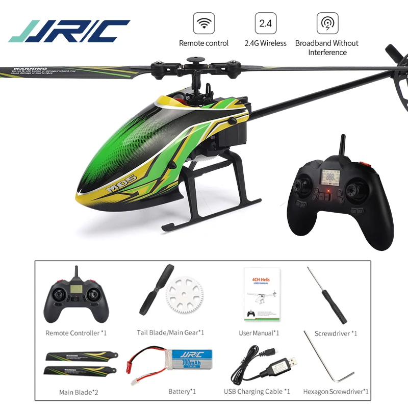 

6 Axis Gyro 4 CH RC Helicopter JJRC M05 2.4G Remote Control Drone Quadcopter Toy Electronic Aircraft Altitude Hold Kids Boy Gift