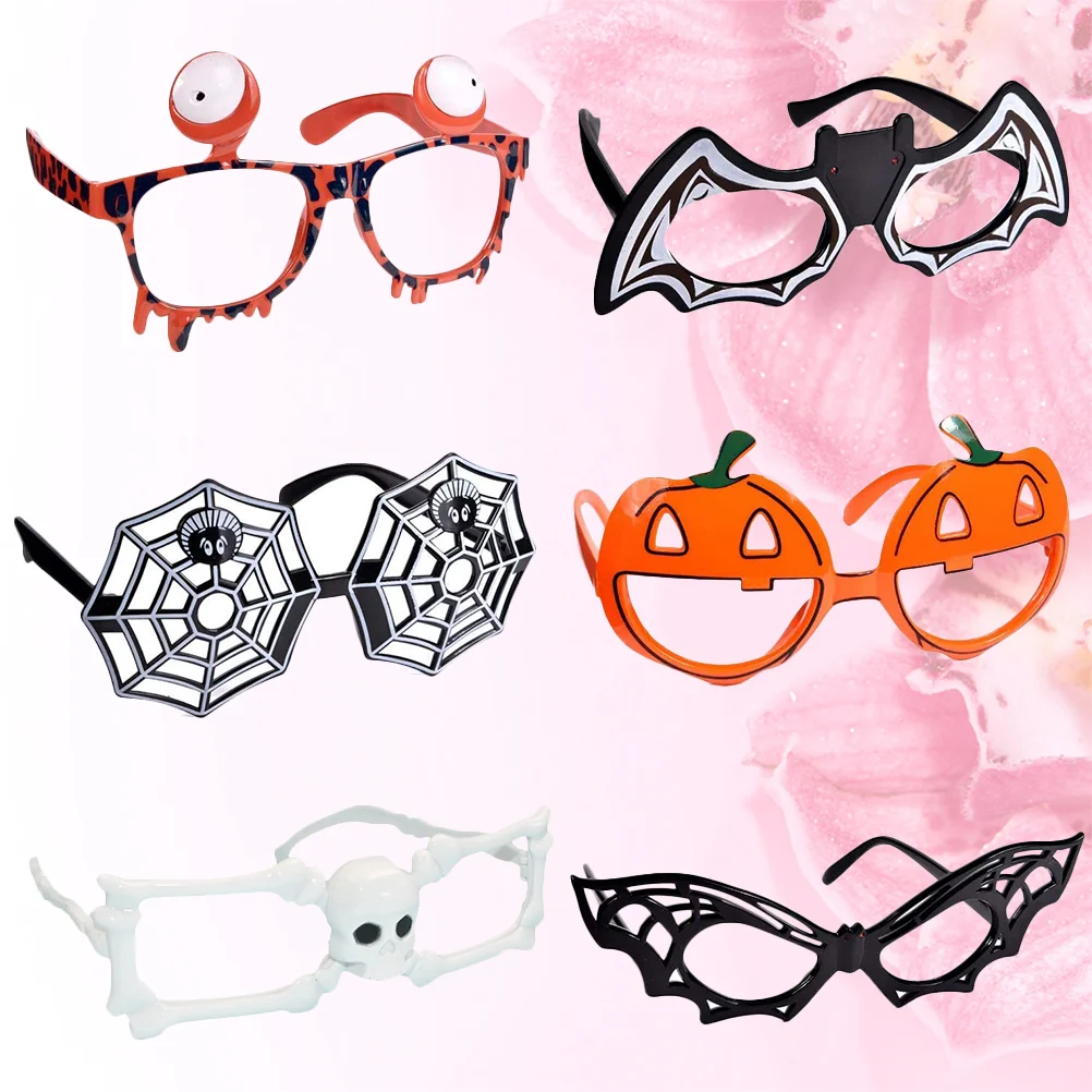 6 Novelty Eyeglasses Pumpkin Bat Spider Web Glasses Eyewear Photo Booth Props for Costume ( Assorted Color )
6 Novelty Eyeglasses Pumpkin Bat Spider Web Glasses Eyewear Photo Booth Props for Costume ( Assorted Color )