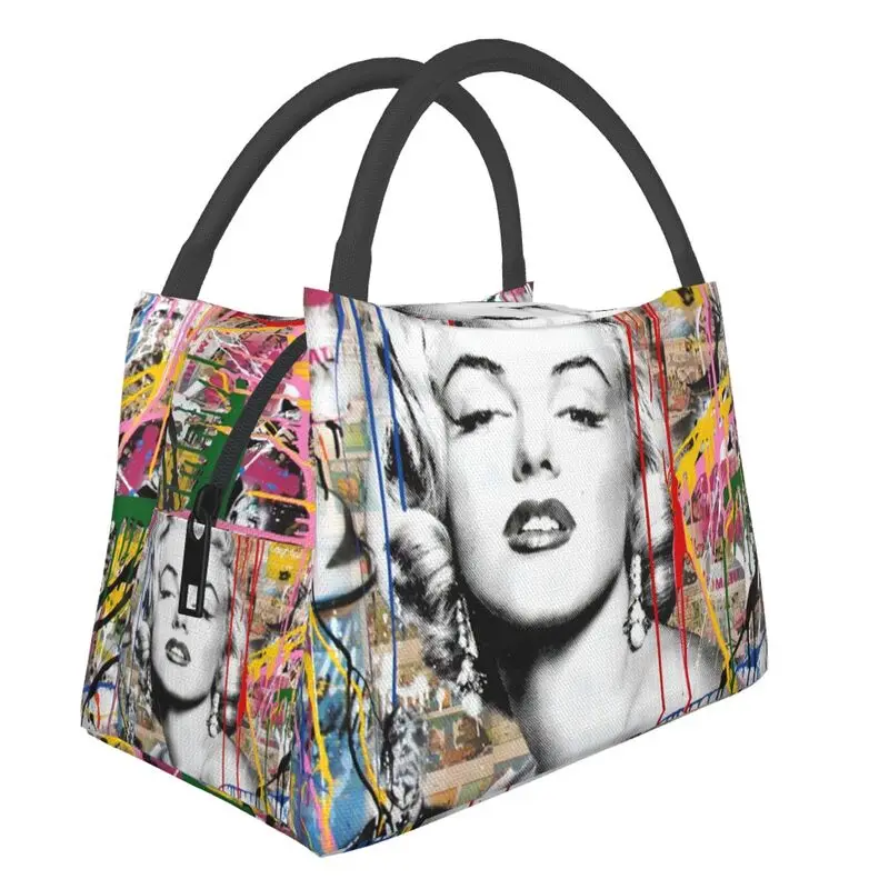 Custom Angel Marilynmonroe Abstract Art Lunch Bag Women Cooler Warm Insulated Lunch Box for Picnic Camping Work Travel
Custom Angel Marilynmonroe Abstract Art Lunch Bag Women Cooler Warm Insulated Lunch Box for Picnic Camping Work Travel