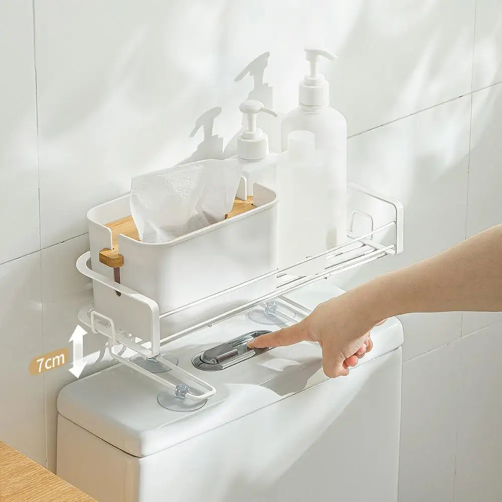 Hollow Over Toilet Shelf with Sucker Wrought lron Makeup Toiletries Bathroom Storage Rack Storage Shelves & Racks
Hollow Over Toilet Shelf with Sucker Wrought lron Makeup Toiletries Bathroom Storage Rack Storage Shelves & Racks