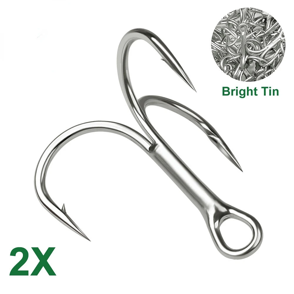 10PCS Big Game 1-5/0# Anti-Rust Treble Hook Super Sharp Triple Anchor Hooks For Sea Trolling Fishing Saltwater Lure Fishhooks
10PCS Big Game 1-5/0# Anti-Rust Treble Hook Super Sharp Triple Anchor Hooks For Sea Trolling Fishing Saltwater Lure Fishhooks