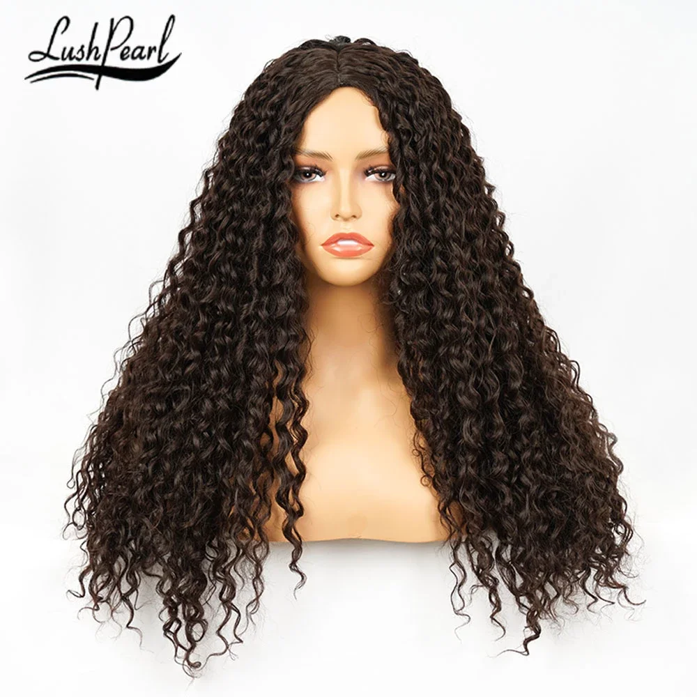 Synthetic Wig Black Kinky Curly Wigs For Women Deep Wave Curly Wig Glueless Heat Resistant Fiber Party Cosplay Wigs Perruque
Synthetic Wig Black Kinky Curly Wigs For Women Deep Wave Curly Wig Glueless Heat Resistant Fiber Party Cosplay Wigs Perruque