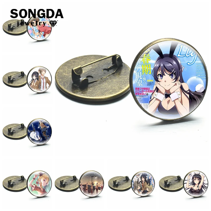Anime Rascal Does Not Dream of Bunny Girl Brooch Pins Sakurajima Mai Figures Breastpin Clothes Backpack Decoration Jewelry Gifts
Anime Rascal Does Not Dream of Bunny Girl Brooch Pins Sakurajima Mai Figures Breastpin Clothes Backpack Decoration Jewelry Gifts