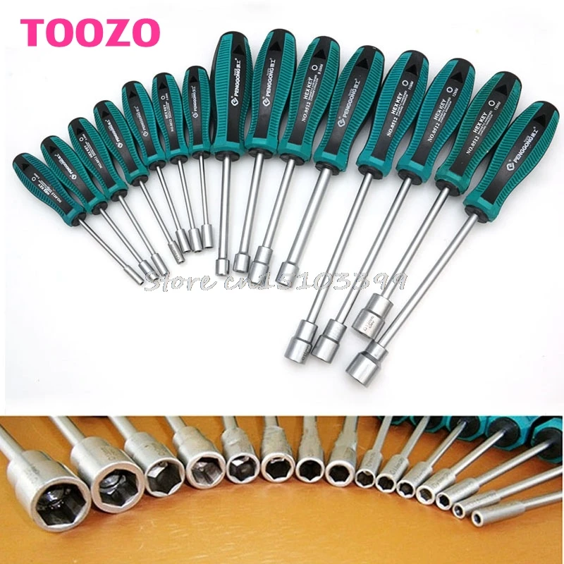 

Nut 3/3.5/4/4.5/ Screwdriver Nutdriver Hex Drop Socket shipping Hand 5/5.5/6/7/8/9/10/1/12/13/14mm Key Metal Tool Wrench Driver