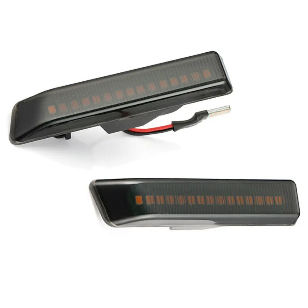 2Pcs Sequential Smoked Side Marker LED Turn Signal Lights For BMW 3 Series E36 96-98 X5 E53 Running Water LED Turn Signal Side L
2Pcs Sequential Smoked Side Marker LED Turn Signal Lights For BMW 3 Series E36 96-98 X5 E53 Running Water LED Turn Signal Side L