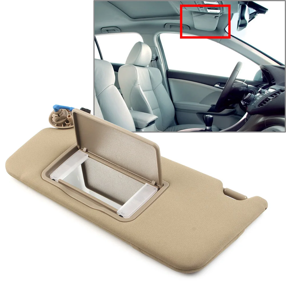 For Honda Accord with Light 2008 2009 2010 2011 Beige Car Front Left Sun Visor Sunshade Sunshield 83280TA5A51ZA
For Honda Accord with Light 2008 2009 2010 2011 Beige Car Front Left Sun Visor Sunshade Sunshield 83280TA5A51ZA