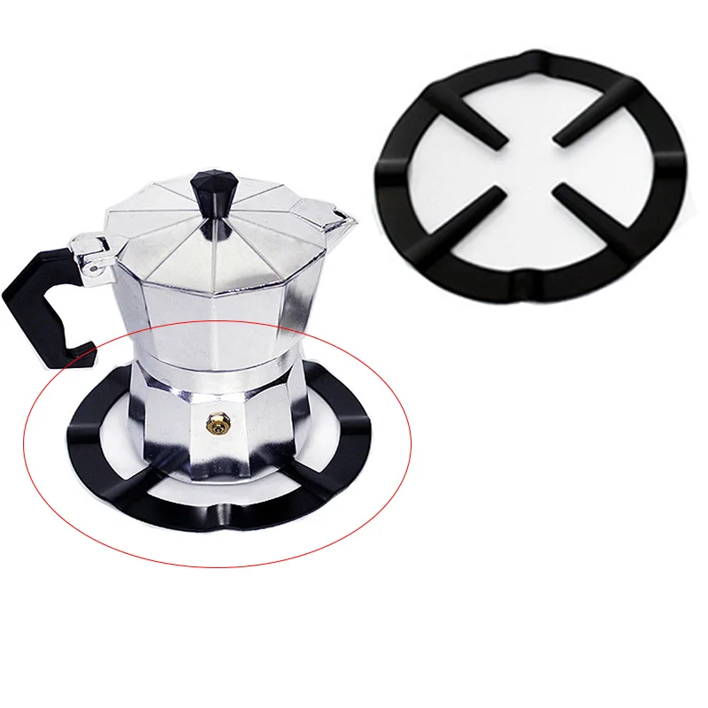 1pcs Coffee Shelf Moka Pot Holder Black Aluminum Gas Stove Cooker Plate Stovetop Reducer Holder Durable Coffee Maker Shelf
1pcs Coffee Shelf Moka Pot Holder Black Aluminum Gas Stove Cooker Plate Stovetop Reducer Holder Durable Coffee Maker Shelf