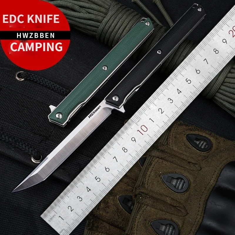 HZWBBEN TL-149 Mini Pocket Folding Knife D2 Steel Blade G10 Handle Outdoor Camping Tactical Survival Knives EDC Tools Gift
HZWBBEN TL-149 Mini Pocket Folding Knife D2 Steel Blade G10 Handle Outdoor Camping Tactical Survival Knives EDC Tools Gift