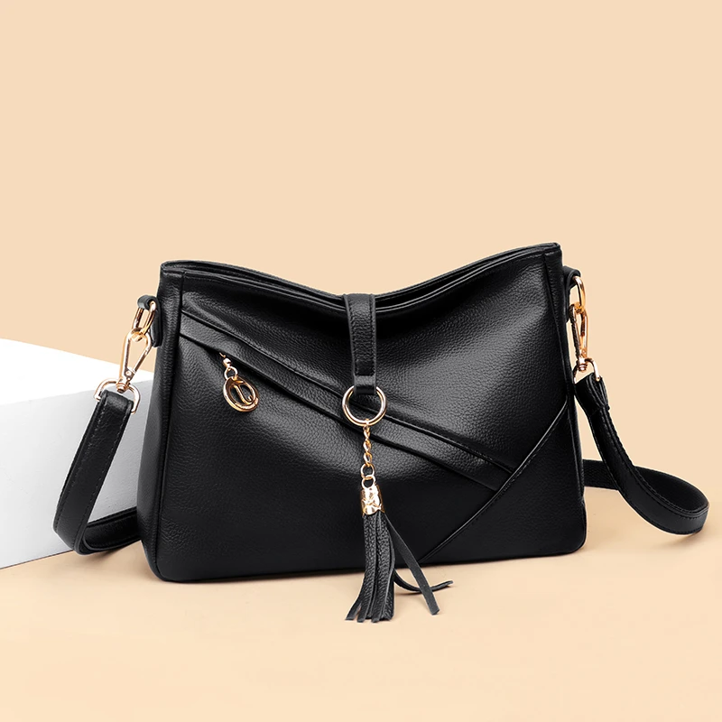 Fashion Tassel Shoulder Bags for Women 2022 New Luxury Handbags Patchwork Female Crossbody Bag 2 Straps Purses Sac A Main Femme
Fashion Tassel Shoulder Bags for Women 2022 New Luxury Handbags Patchwork Female Crossbody Bag 2 Straps Purses Sac A Main Femme