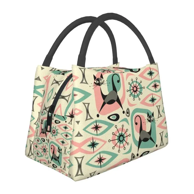 Mid Century Cat Abstract Thermal Insulated Lunch Bags Animal Pet Portable Lunch Container for Travel Multifunction Meal Food Box
Mid Century Cat Abstract Thermal Insulated Lunch Bags Animal Pet Portable Lunch Container for Travel Multifunction Meal Food Box