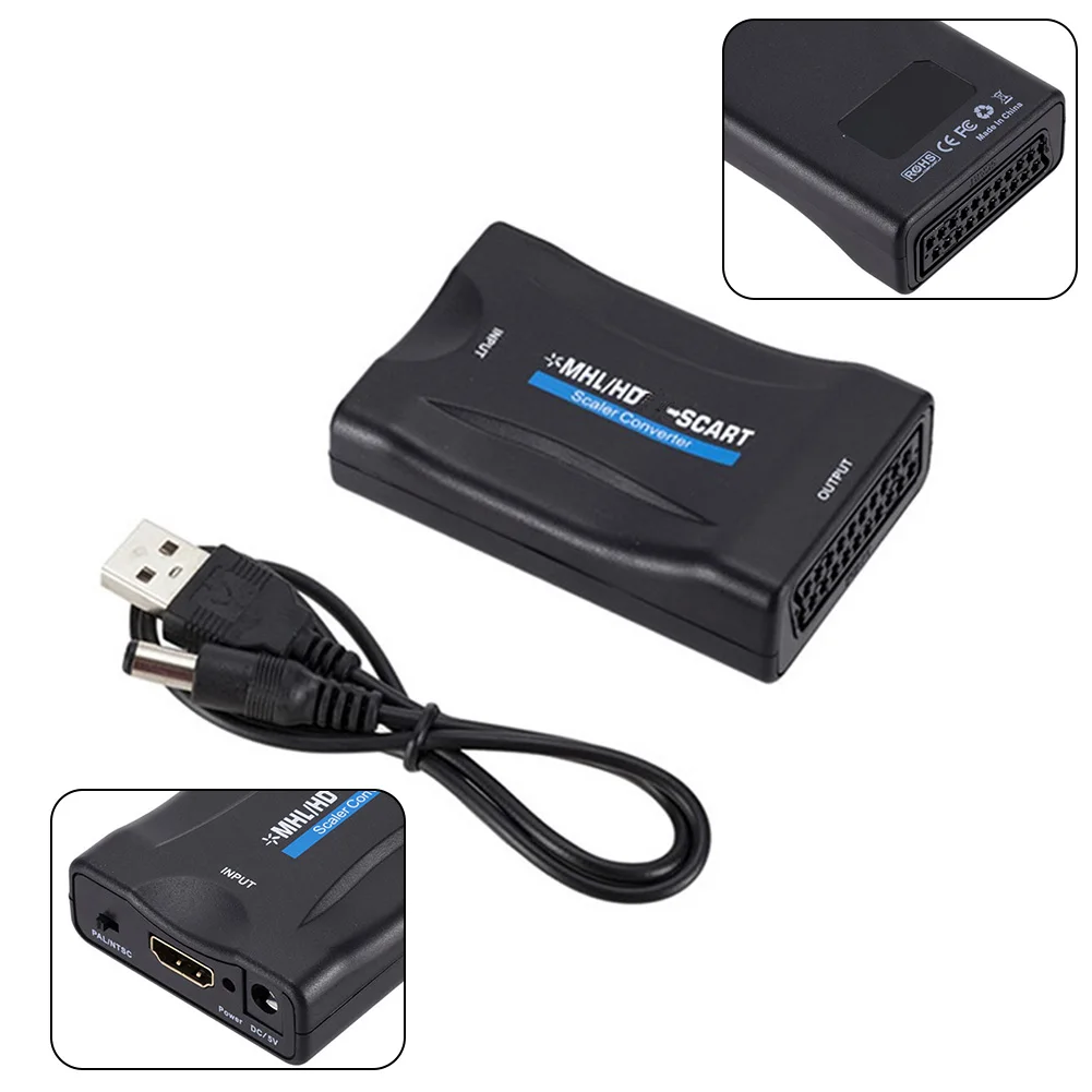 HDMI-совместимый с SCART композитный 1080P видео скалер преобразователь Аудио Адаптер для DVD ТВ высокое качество
HDMI-совместимый с SCART композитный 1080P видео скалер преобразователь Аудио Адаптер для DVD ТВ высокое качество