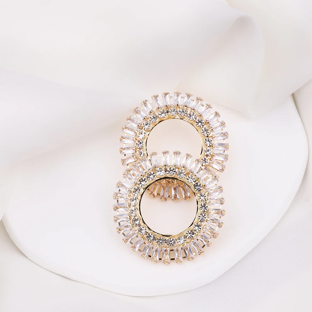 Crystal Zircon Earrings For Women Trendy Geometric Wedding Drop Earring Party For Women Gifts 
Crystal Zircon Earrings For Women Trendy Geometric Wedding Drop Earring Party For Women Gifts